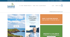 Desktop Screenshot of islandmemorialcards.com